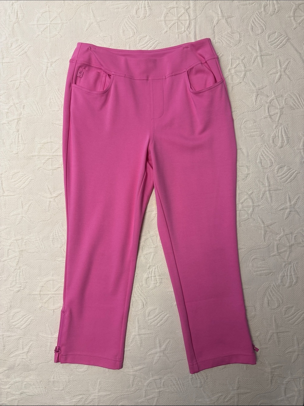 Belle by Kim Gravel cropped Ponte pants 10